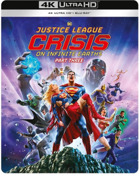 Justice League - Crisis On Infinite Earths Part Three (4K Ultra HD Blu-ray) (Limited Edition) (Steel