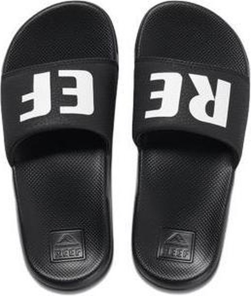 Reef Kids One Slide Jongens Slippers - Maat 31.32 - Black-White