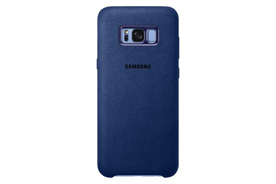 Samsung Galaxy S8+ Alcantara Cover - Blauw