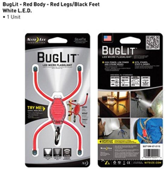 Nite Ize BikeBug Red - Zaklamp - Rood