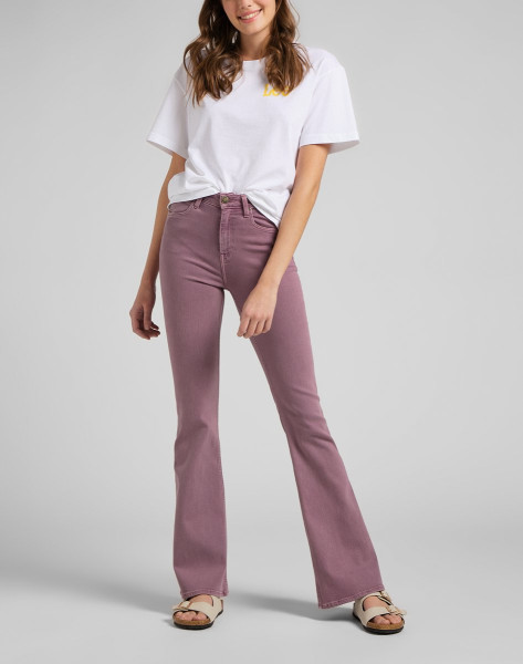 LEE Breese Purple Rain - Maat 26_29 - Dames Flared Jeans