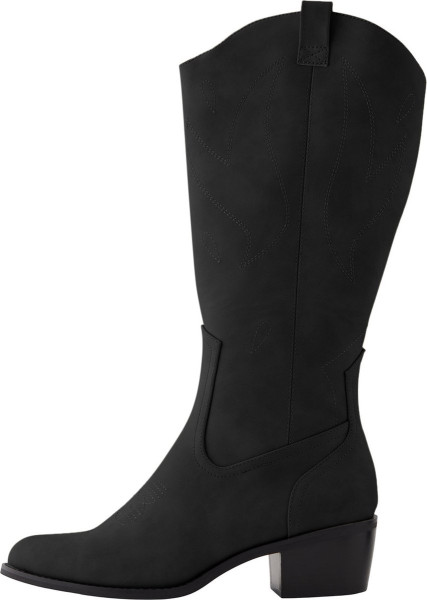 PIECES - Maat 37 - PCJOHANNE HIGH WESTERN BOOT Dames Laarzen