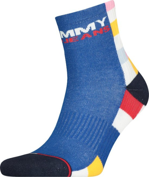 TOMMY JEANS - maat 35-38 - UNISEX SHORT SOCK 1P RACERCHECK