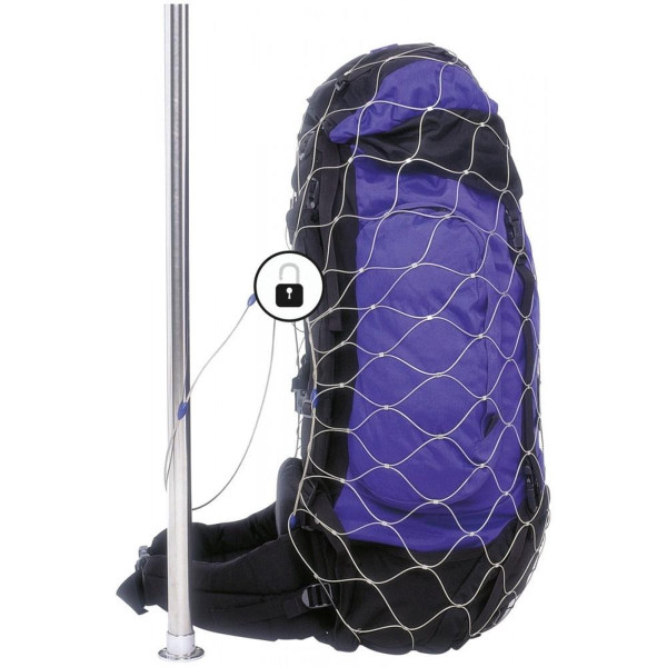 PACSAFE 85L Anti-theft backpack & bag protector - Kofferhoes - 85 L - Zwart (Black) - Metaal
