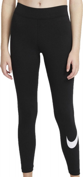 Nike Sportswear Essential Swoosh - M - Dames Legging - zwart