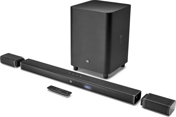 JBL Bar 5.1 - Soundbar met draadloze subwoofer en afneembare speakers - Zwart