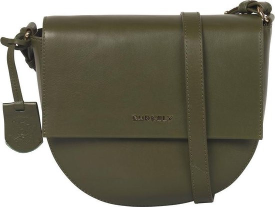 Burkely Parisian Paige Dames Crossover L Half Moon Crossbodytas - Groen