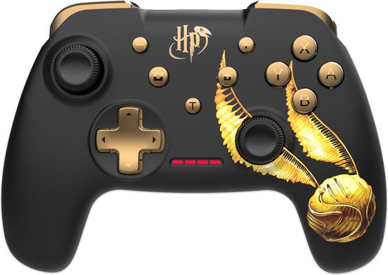 Harry Potter - Draadloze Controller - Geschikt voor Switch & Switch OLED - Gouden Snitch Model - Zwa