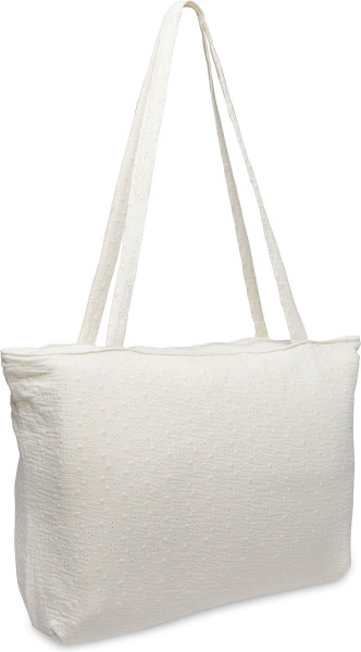 Jollein Shopper Embroidery - Ivory