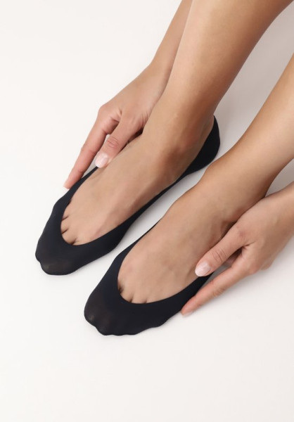 Oroblu - Maat 36-38 - Solange Invisible Kousenvoetje - Kleur Zwart