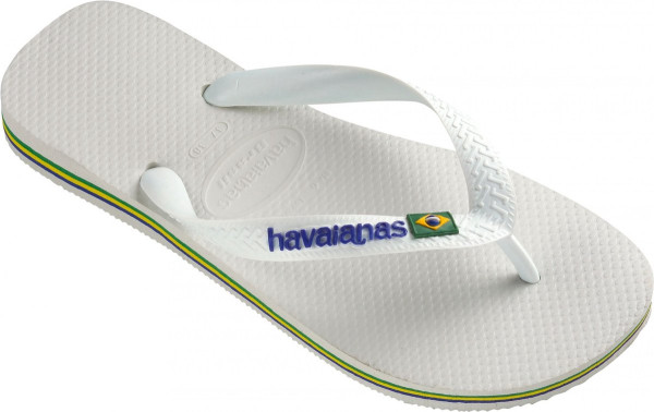 Havaianas Brasil logo - maat 35-36 - Slippers - Wit