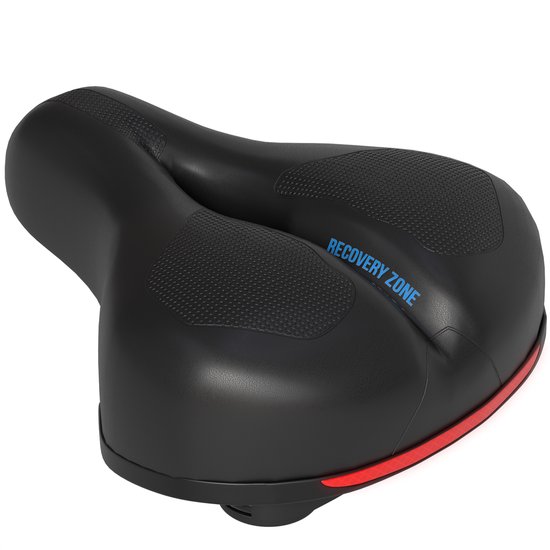Merkloos Fietszadel - Dames & Heren - Extra Comfortabel - Ventilerend - Waterbestending - Fiets zadel