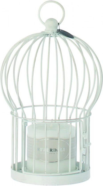 Riverdale Birdcage - Sfeerlicht - 28cm - Wit