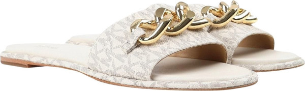 Michael Kors Scarelett Slide - maat 39 - Dames Slippers - Beige