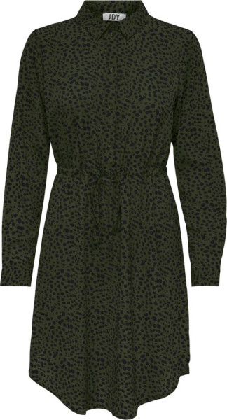 JDY Maat S JDYPIPER L/S SHIRT STRING DRESS WVN Dames Jurk