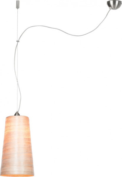 Hanging lamp Sahara abaca h.40x22cm/single shade natural, L