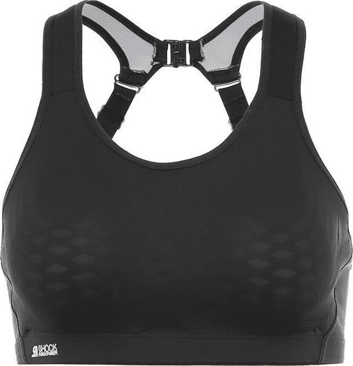 Shock Absorber Maat 85E Ultimate Fly Bra Sportbeha Dames - Black-Grey
