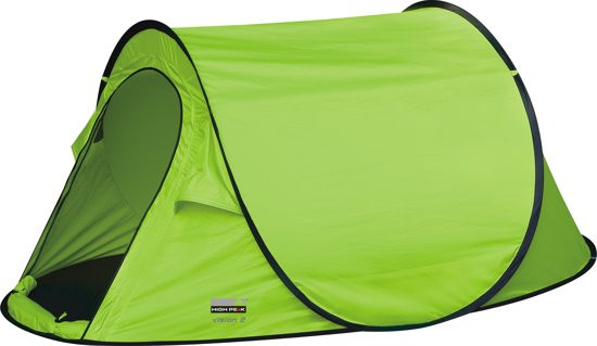 High Peak Vision 2 - Pop-up Tent - 2-Persoons - Lichtgroen