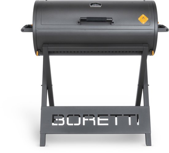 Boretti - Barilo 2.0 - houtskool barbecue - grilloppervlak 84 x 41 cm - Drie afzonderlijk uitneembar