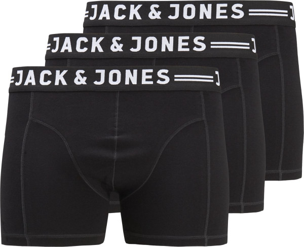 JACK&JONES Maat 6XL PLUS JACSENSE TRUNKS 3-PACK NOOS PLS Heren Onderbroek