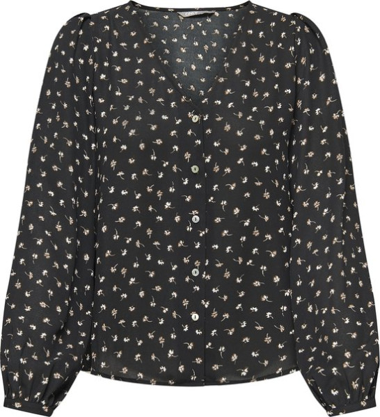 ONLY - Maat L - ONLSONJA LIFE L/S BUTTON TOP NOOS PTM Dames Top