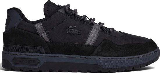Lacoste T-Clip Wntr - Maat 41 - 222 2 Sma Heren Sneakers - Zwart/Grijs