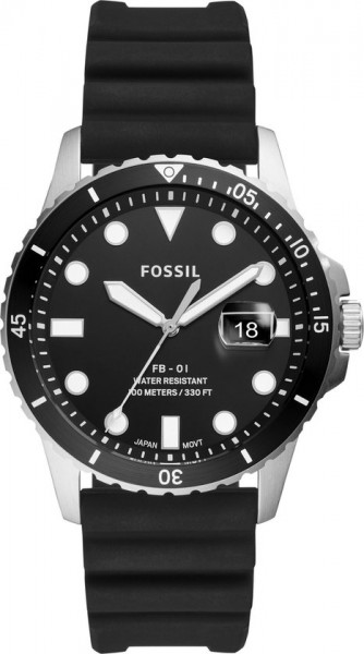 Fossil Heren Horloge FS5657 Zilver 42 mm | DGM Outlet
