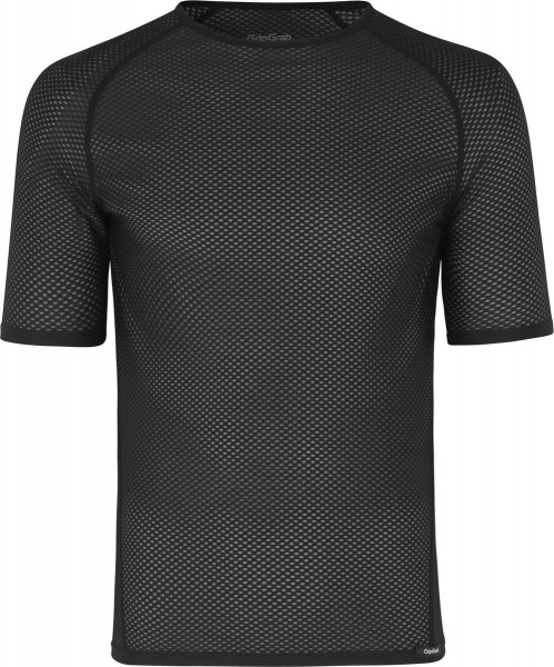 GripGrab - Ultralight Mesh Short Sleeve Base Layer - XXL - Zwart - Unisex