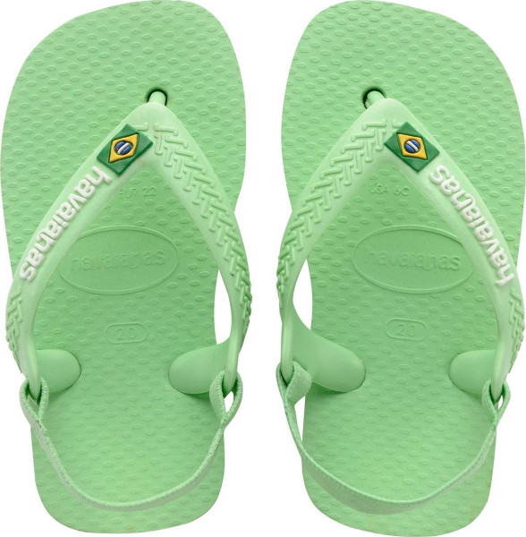 Havaianas Baby Brasil Logo II Unisex Slippers - Hydro Green - Maat 25/26
