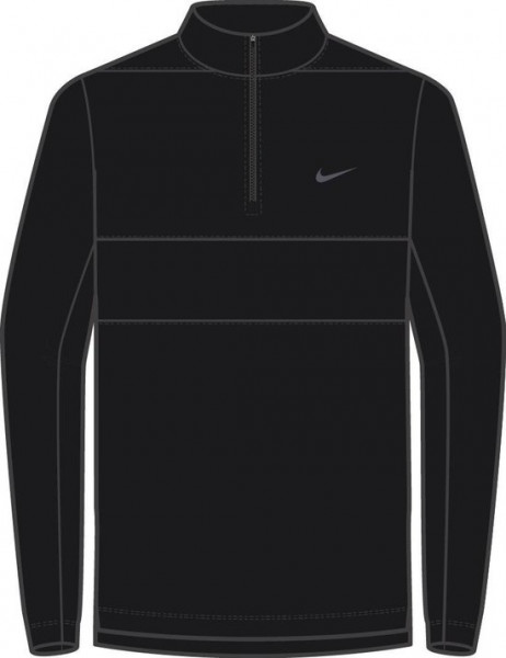 Nike Dry Essential Top Hz Midlayer Heren - Zwart/Zwart/Dark Grey - Maat XXL