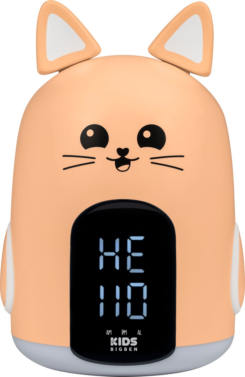 Bigben Kids - Kinderwekker & Nachtlamp - Geluidseffecten - Mia de Kat
