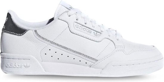 adidas Continental 80 W Dames Sneakers - 38 - Cloud White/Cloud White/Silver Met.