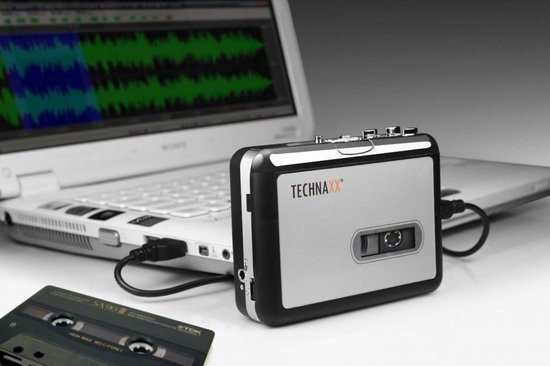Technaxx DT-01 DigiTape USB cassettespeler en digitale audio converter met software