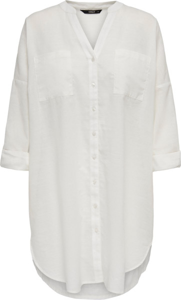 ONLY Maat M/L ONLAPELDOORN SOLID V-NECK L/S SHIRT NOOS Dames Blouse