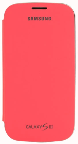 Samsung Galaxy SIII flip cover. roze