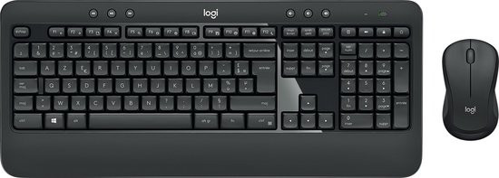 Logitech MK540 Advanced - Draadloze Toetsenbord en Muis set - AZERTY - BE