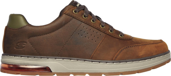 Skechers Evenston - maat 42 - Fanton Heren Sneakers - Kastanjebruin