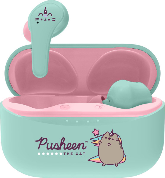 Pusheen - TWS earpods - oplaadcase - touch control - extra eartips (bluetooth oordopjes)