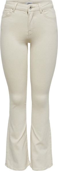 ONLY - maat M X L30 - ONLBLUSH MID FLARED DNM DOT019 NOOS Dames Jeans - Ecru