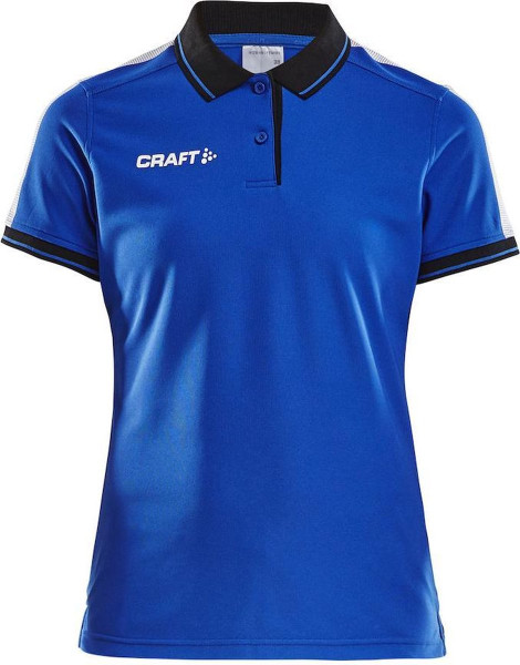 Craft Pro Control Sport Poloshirt, dames, blauw/zwart - Maat M