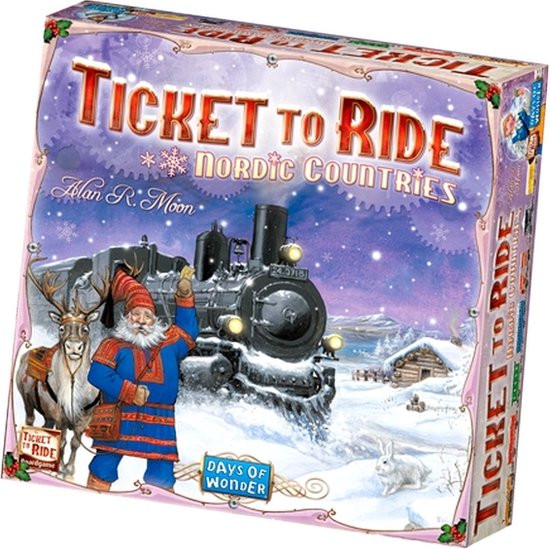 Days of Wonder - Ticket to Ride - Nordic Countries - Engelstalig Bordspel
