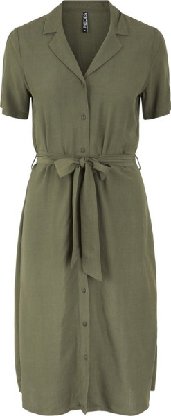 Pieces - Maat S - PCOLIVIA SS DRESS NOOS BC Dames Jurk