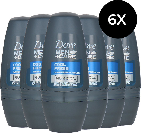 Dove Men+care Deodorant Deoroller Cool Fresh - 6 X50 ml