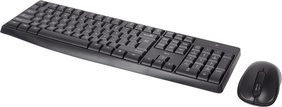 Hama Wireless toetsenbord en muis (QWERTY)