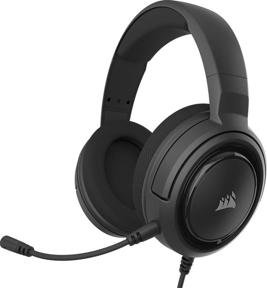 Corsair HS35 Gaming Headset - Carbon Zwart - PS5 & Switch & Mobiel
