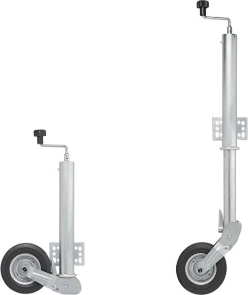 Proplus Inklapbare Neuswiel voor Caravan, Vouwwagen en Aanhangwagen Ø60 mm - 200 x 600 mm - Steunwie