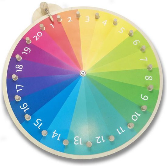 BS Toys Activiteitenrad - Educatief - Schoolhulp - Actiefspel - Alle leeftijden - Cadeau kind