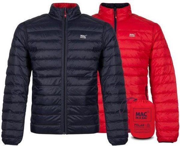 Mac In A Sac Maat Xl Donsjack Polar Reversible Heren Rood/navy