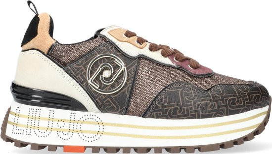 Liu Jo Maxi Wonder 24 - maat 37- Lage sneakers - Leren Sneaker - Dames - Bruin