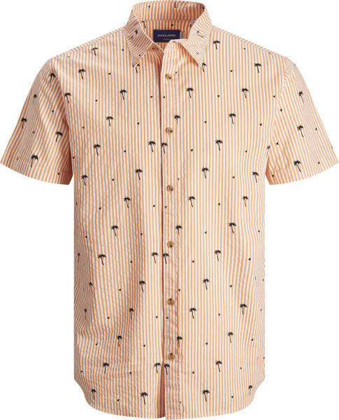 JACK&JONES - Maat M - JORPOOLSIDE SHIRT SS Heren Overhemd